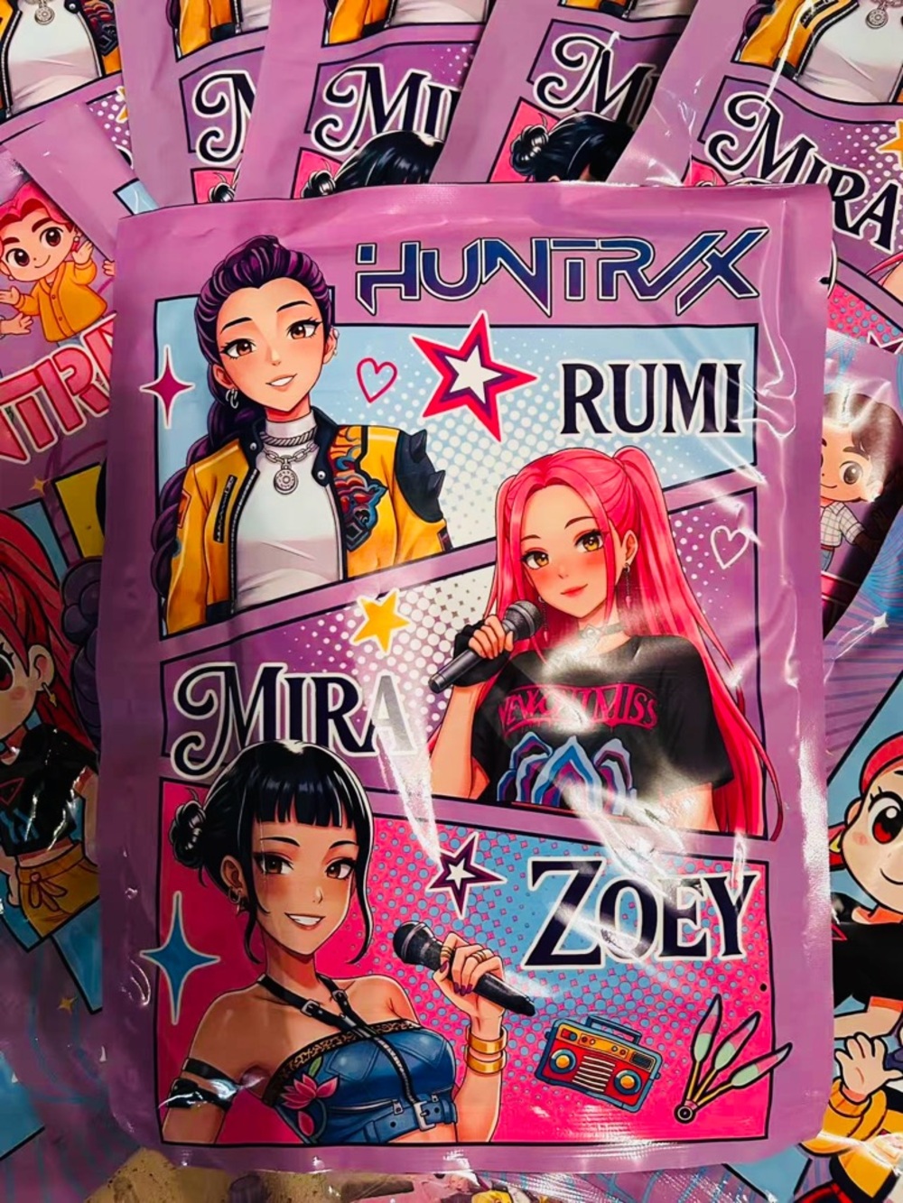 K-pop Demon Hunters HUNTRIX Large Size Goodie Bag x 12bags